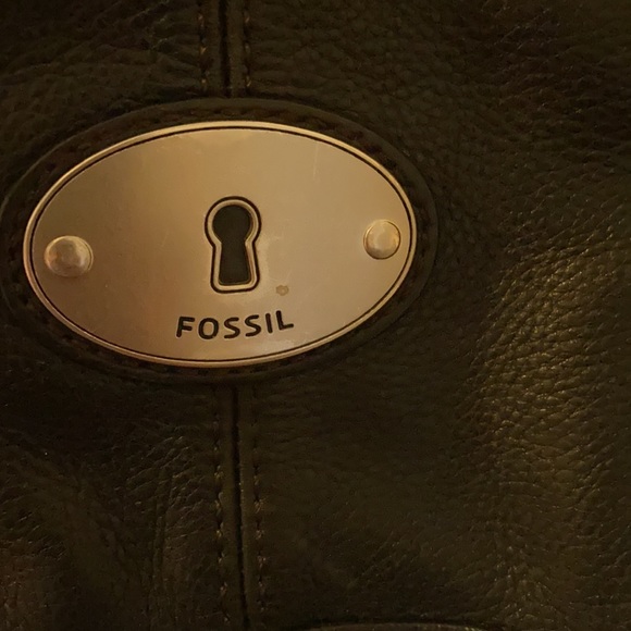Super Clean Vintage Fossil Leather Handbag - Picture 4 of 11